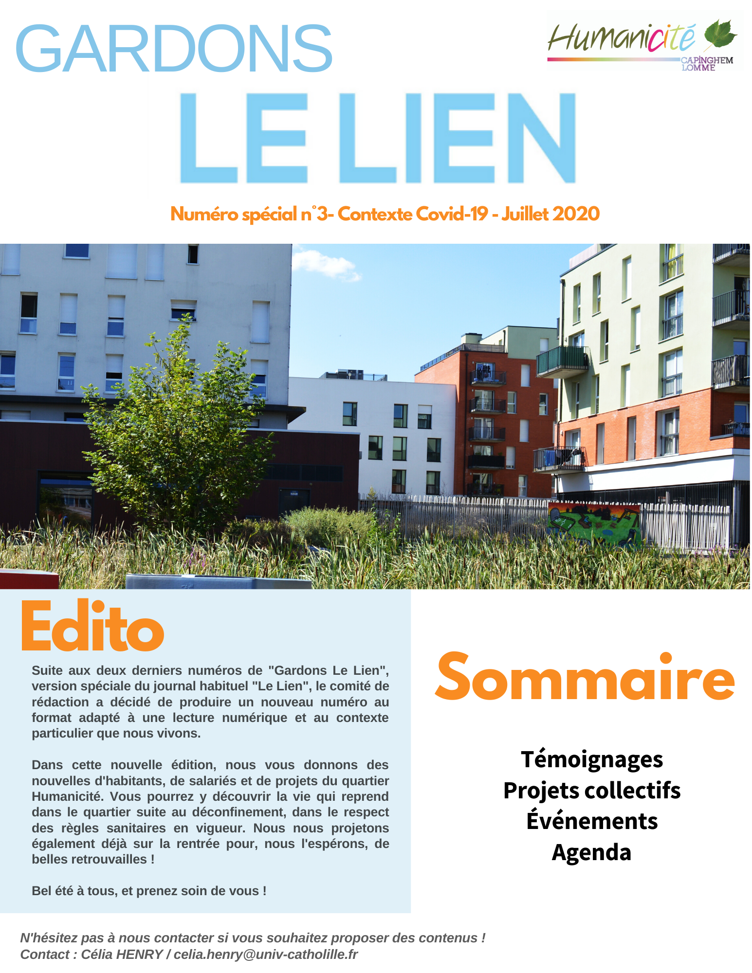 Gardons Le Lien n°3 - Juillet 2020