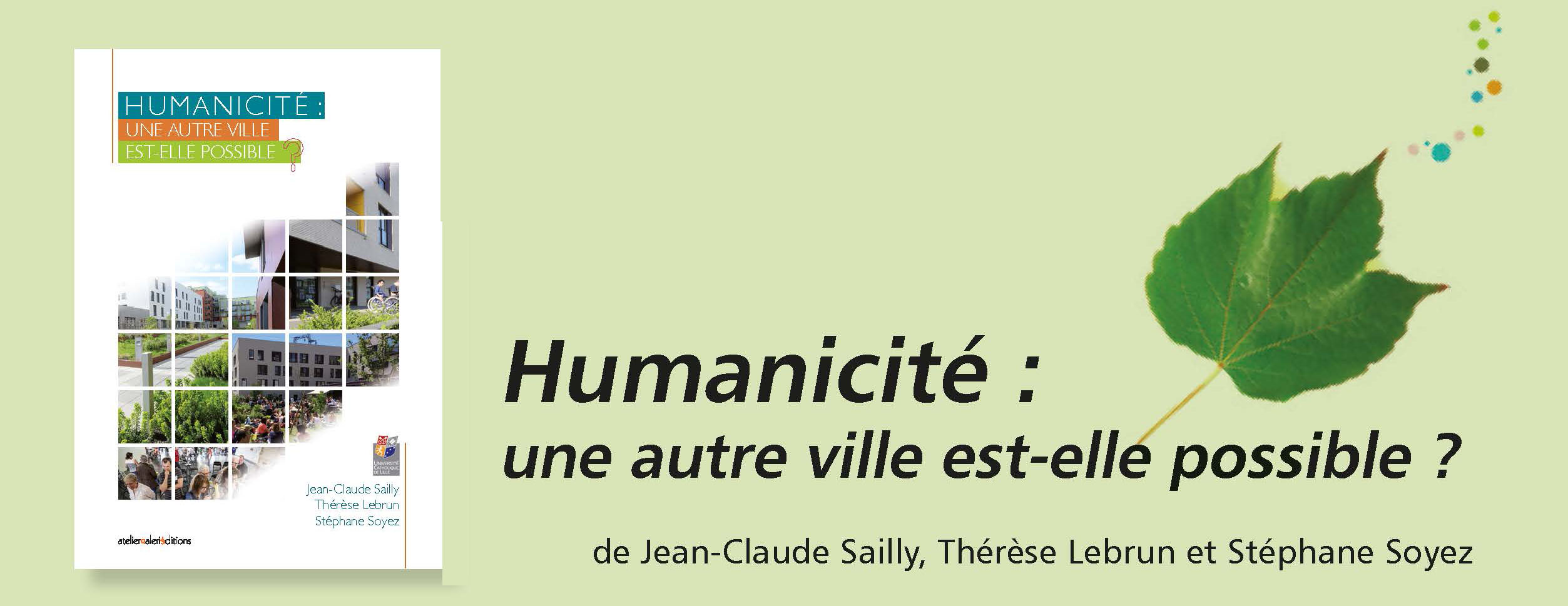 Livre - Humanicité : une autre ville est-elle possible ?